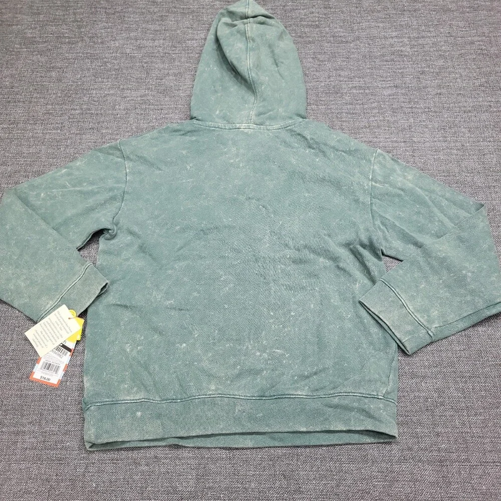 Boys Long Sleeves Hoodie Pullover Sweatshirt - Cat & Jack Green Size Small 6/7